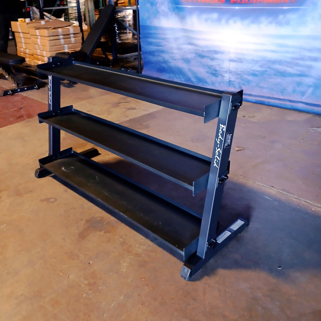 Body Solid GDR60 3 Tier Kettlebell Rack