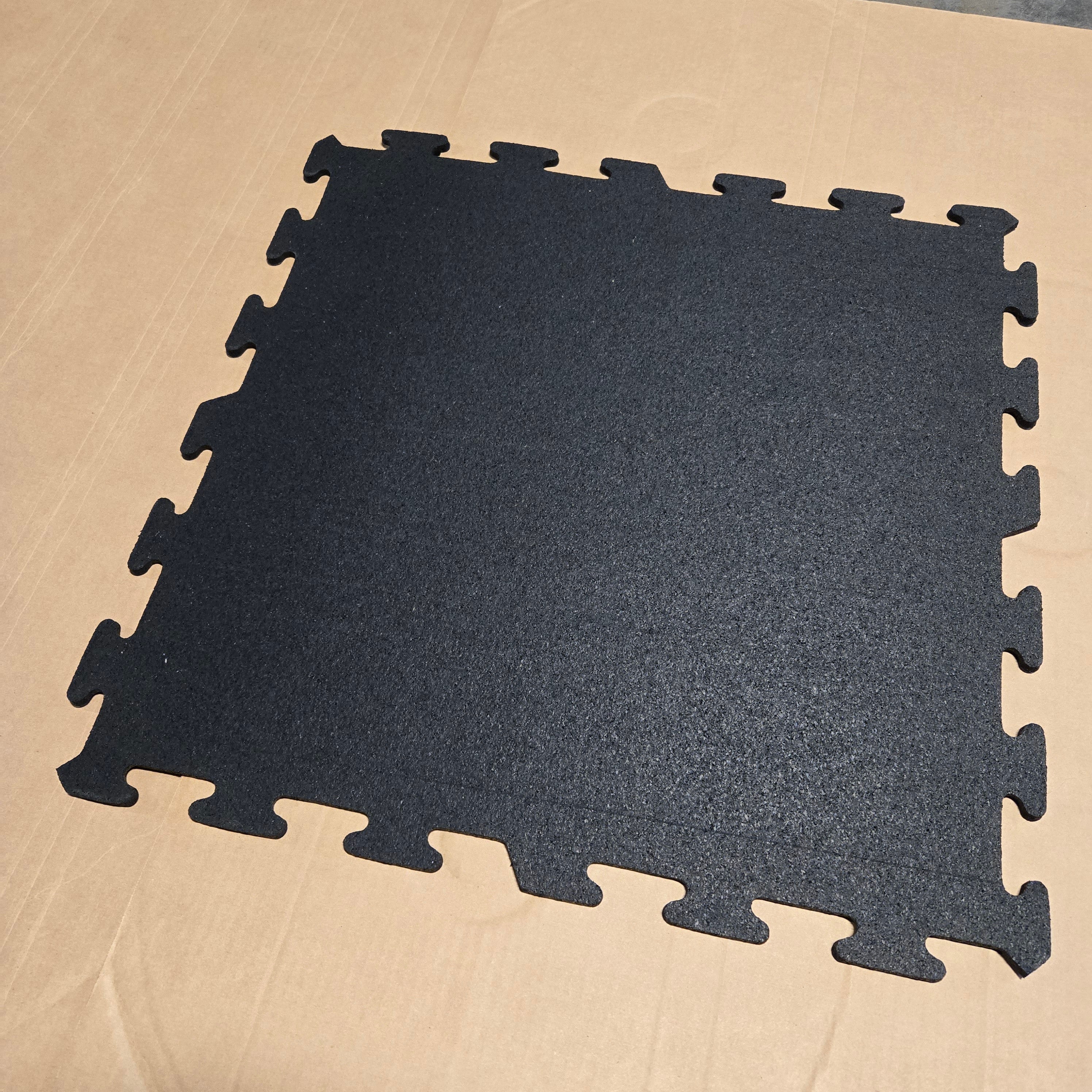 NEW Premium 1/4" Rubber Floor Tiles and Gym Tile Flooring Interlock (Blem)