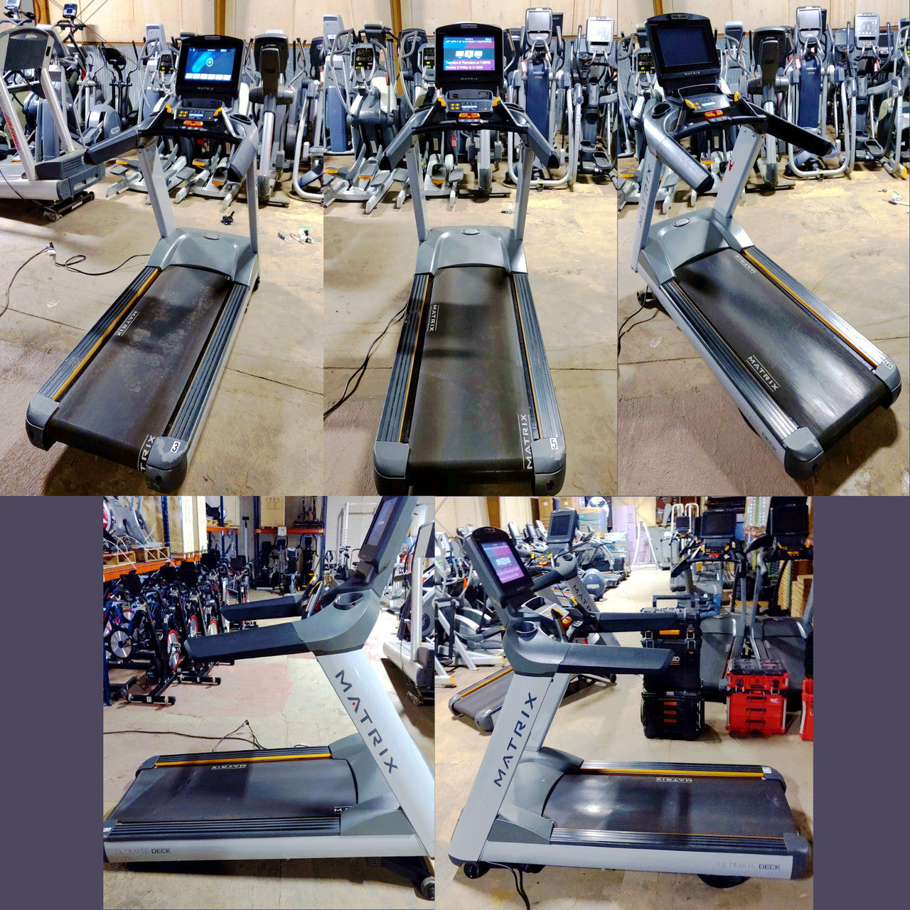 5 Matrix T7Xe Treadmills
