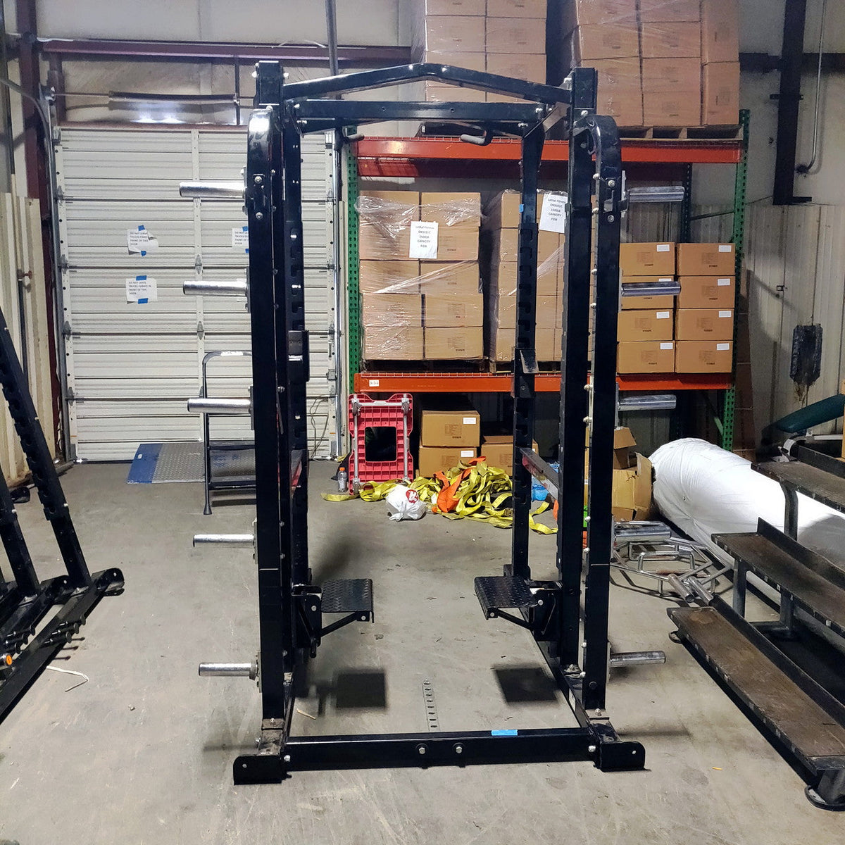 Pyramid Squat Rack LIQUIDATION 6 Hammer Strength Squat Rack Power Racks with Weight Stora