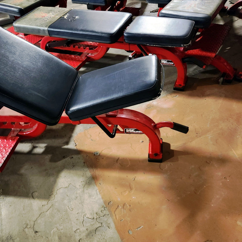 Adjustable Wilder Fitness Weight Benches with Spotter Stands 