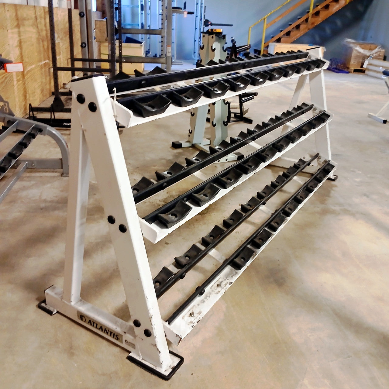 Atlantis Three Tier Pro-Style Dumbbell Rack