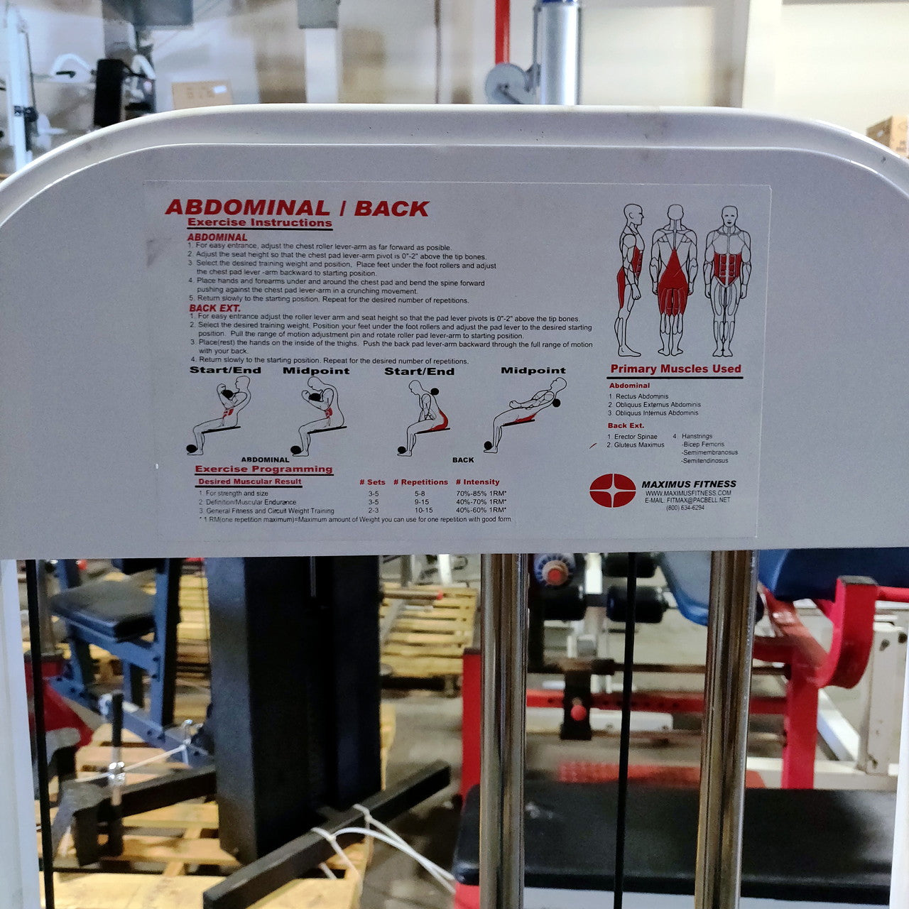 Cybex Ab/Back Combo Strength Machine