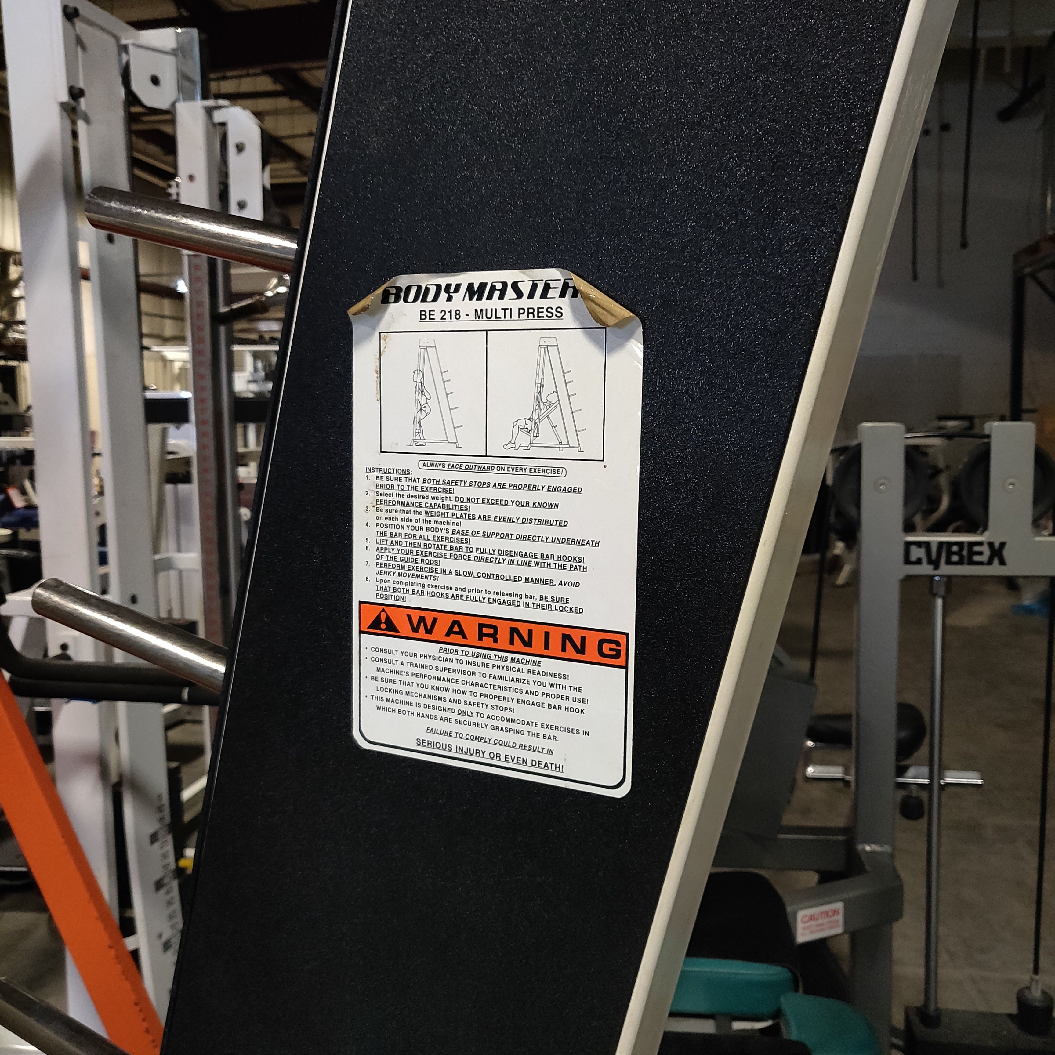 Body Masters Plate Loaded Smith Machine