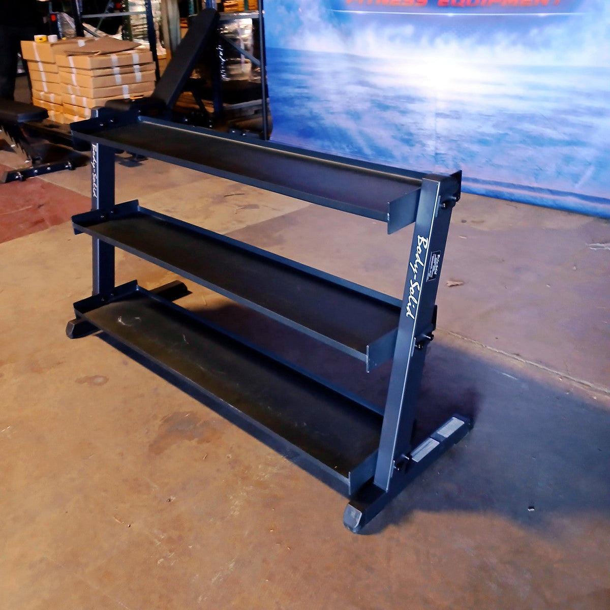 Body Solid GDR60 3 Tier Kettlebell Rack