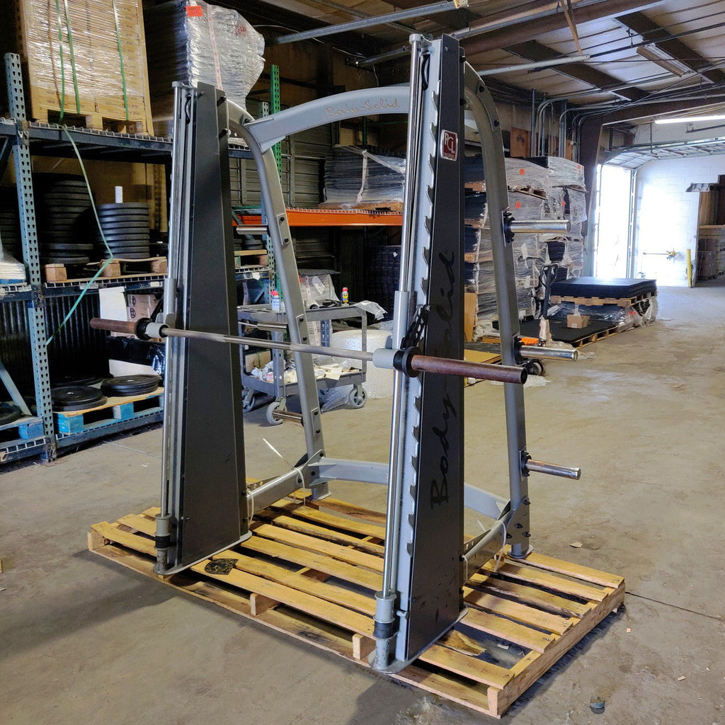 Body Solid GS348Q Series 7 Smith Machine - Synergy Fitness Products Smith machine body solid
