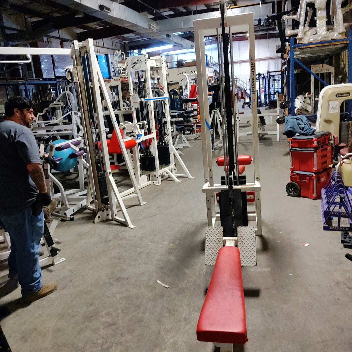 Body Masters Dual Row and Lat Pulldown Cable Machine