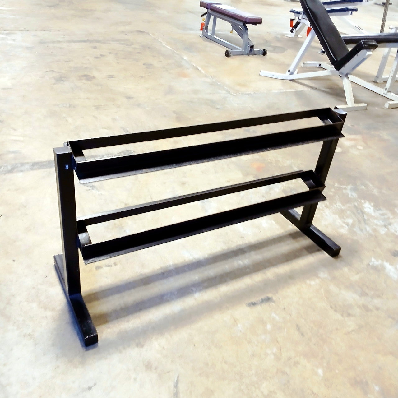 Compact Two Tier Dumbbell Rack