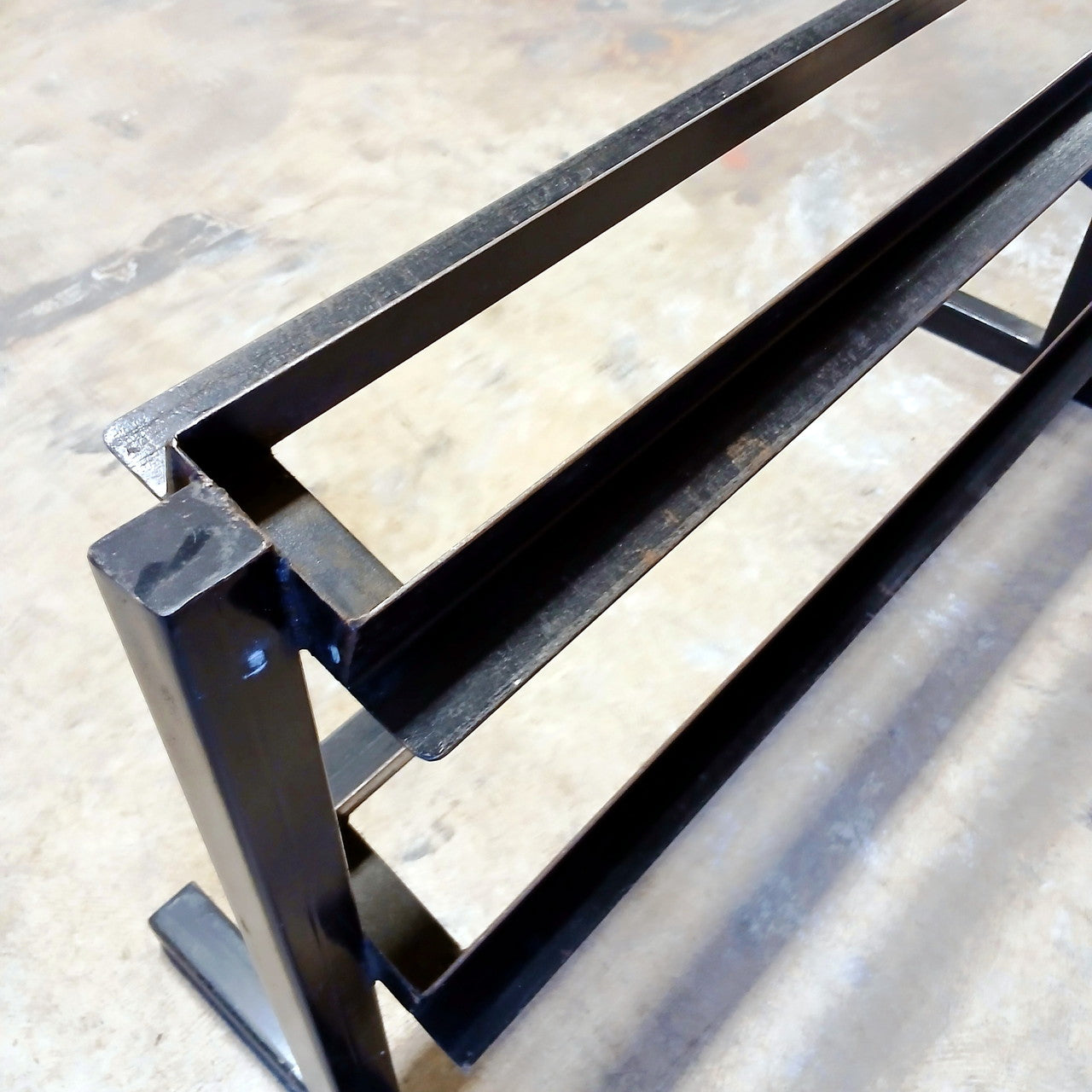 Compact Two Tier Dumbbell Rack