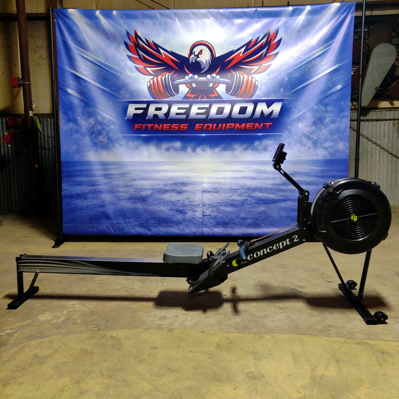 Door Rower Concept2 RowErg Indoor Rower w/PM5 Console