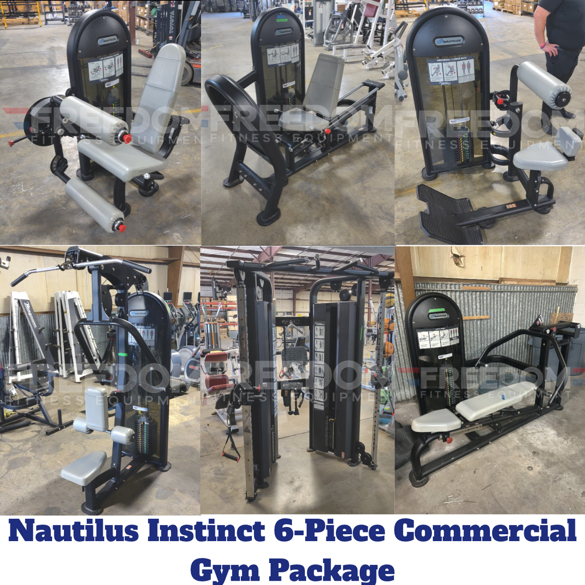 Nautilus Instinct 6-Piece Commercial Gym Package