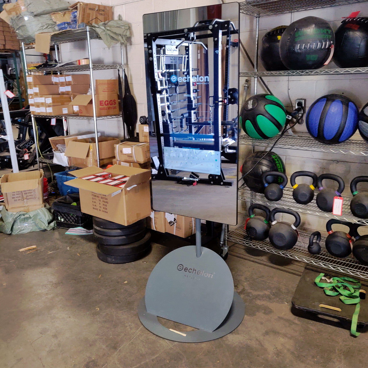Echelon Reflect Fitness Mirror and Stand