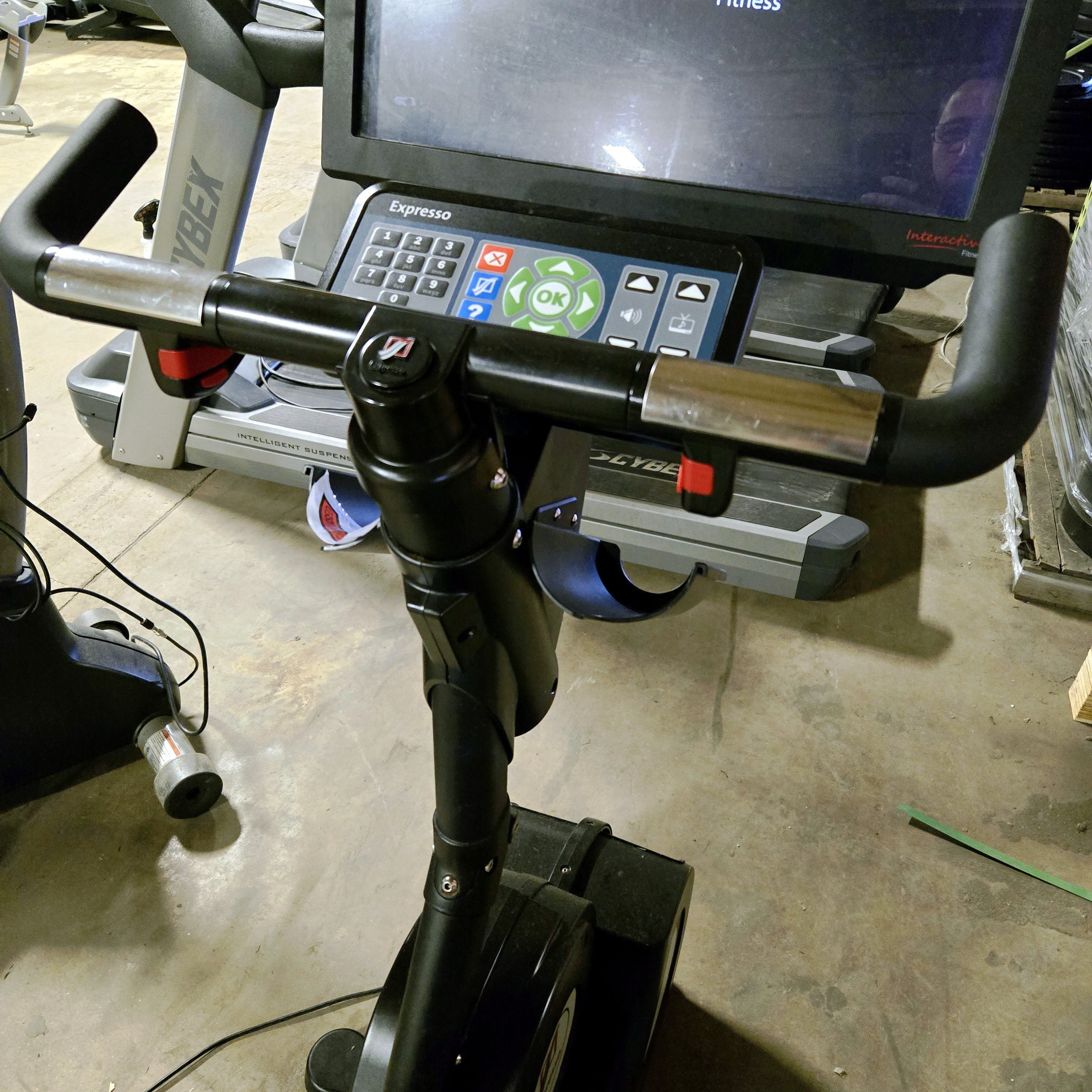 Expresso Upright Bike Fully Virtual Interactive Display