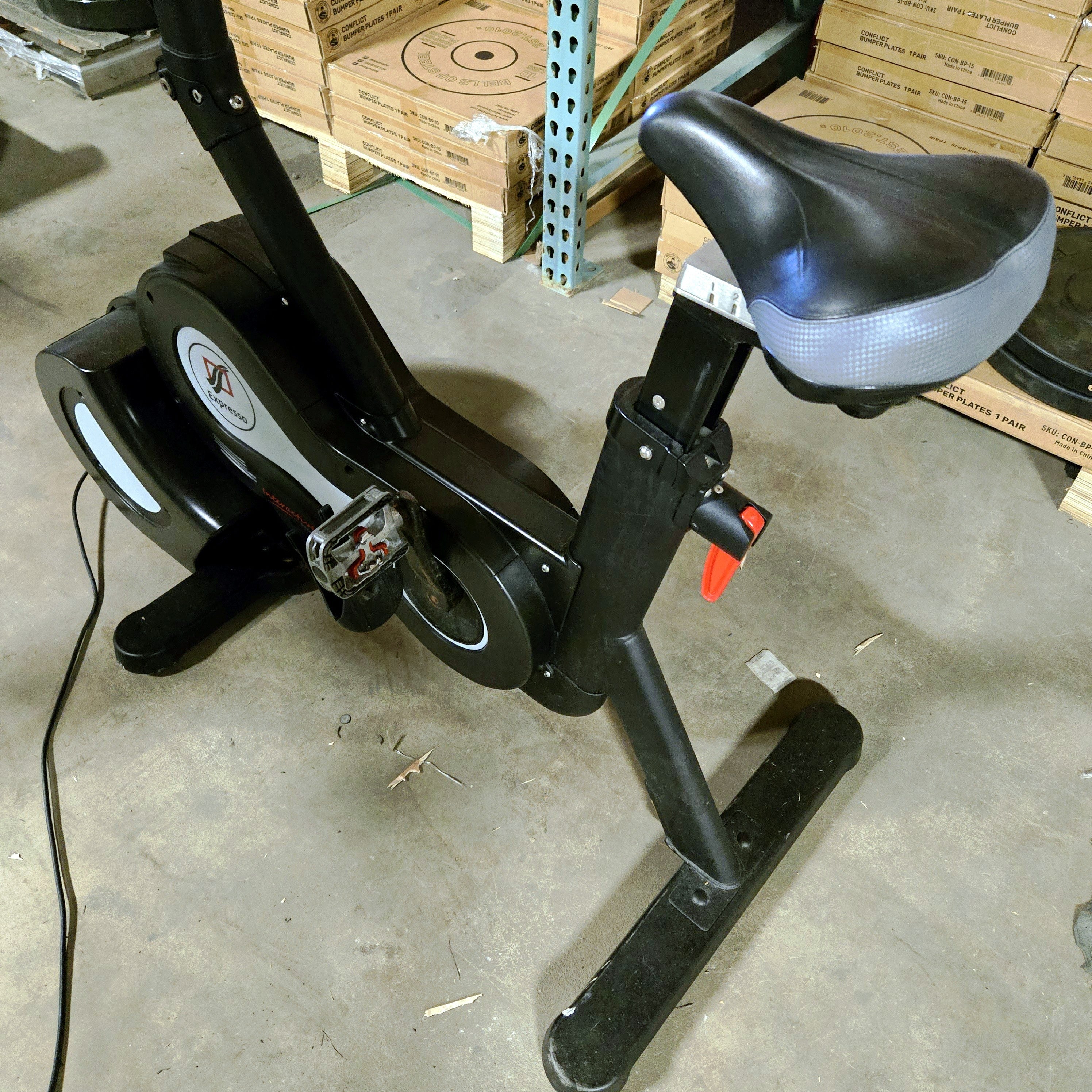 Expresso Upright Bike Fully Virtual Interactive Display