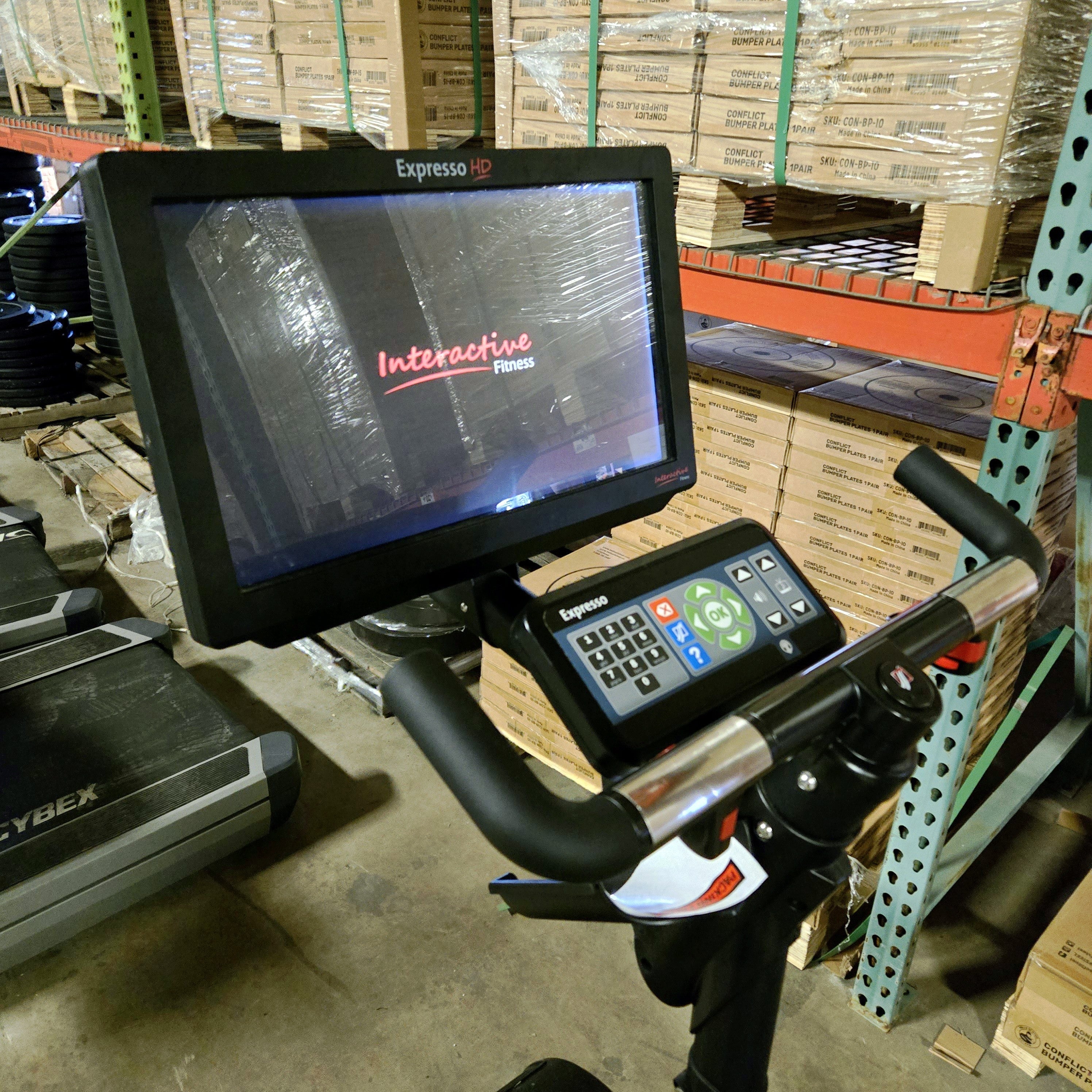 Expresso Upright Bike Fully Virtual Interactive Display