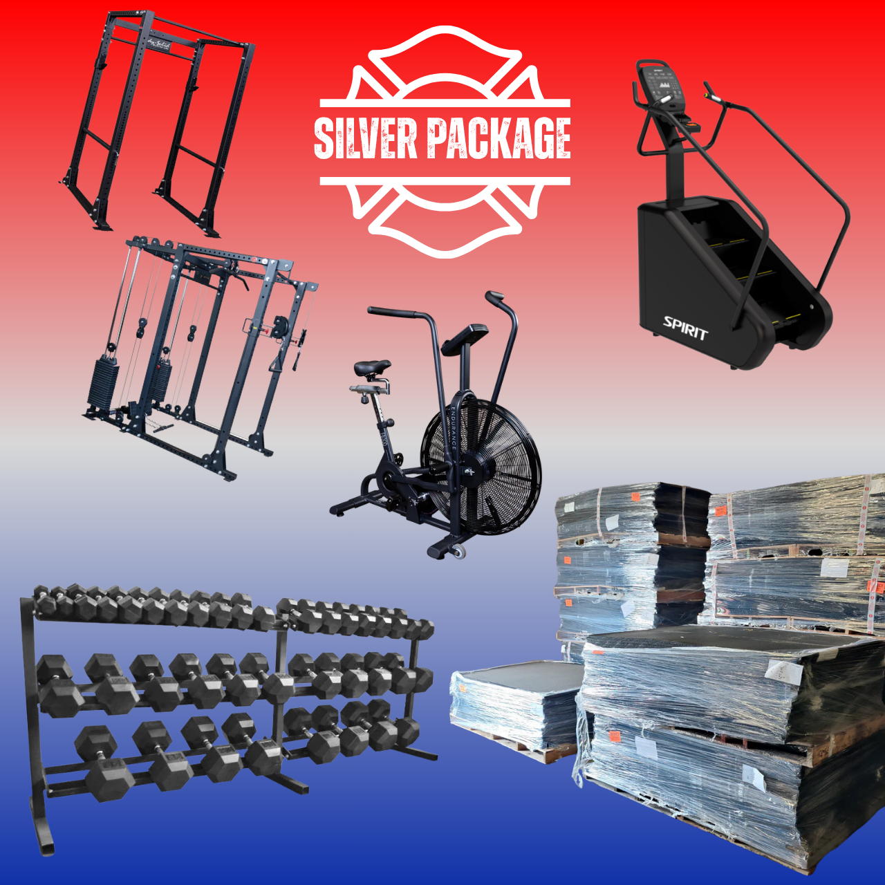 First Responder Fitness Bundle – Silver Essentials Strength & Cardio Package
