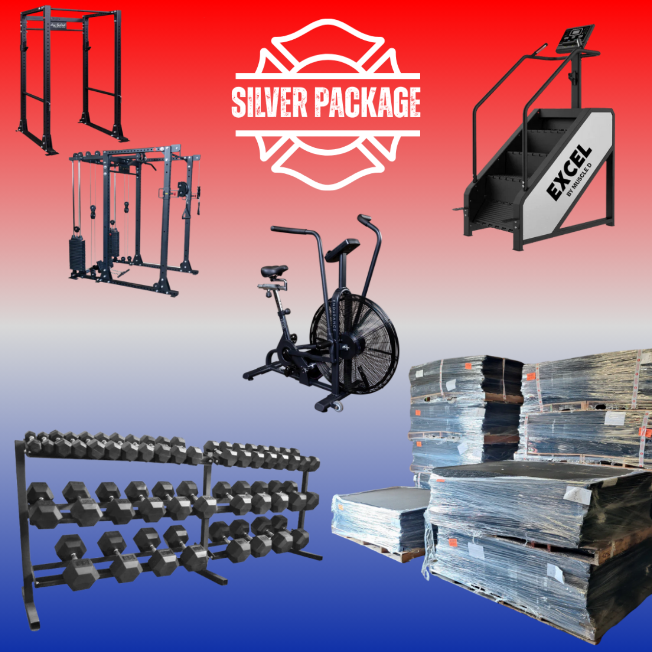 First Responder Fitness Bundle – Silver Strength & Cardio Equipment Package