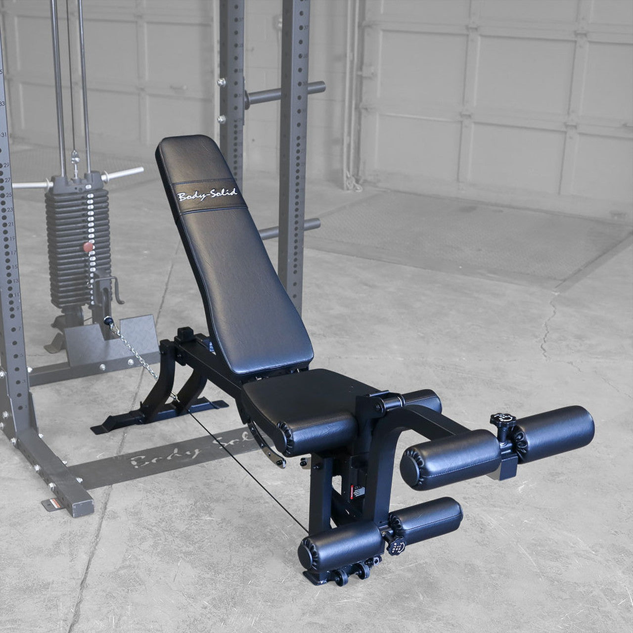 NEW Body-Solid GLEG Adjustable Bench w/ Cabled Leg Developer