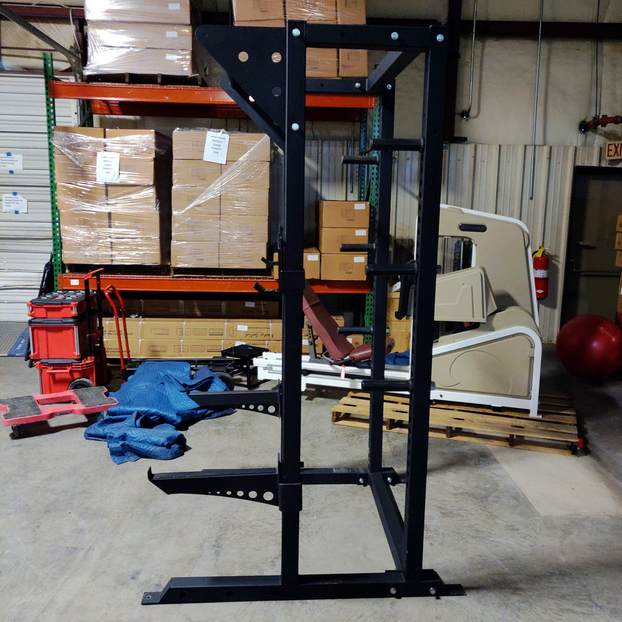 Half Rack with Weight Storage