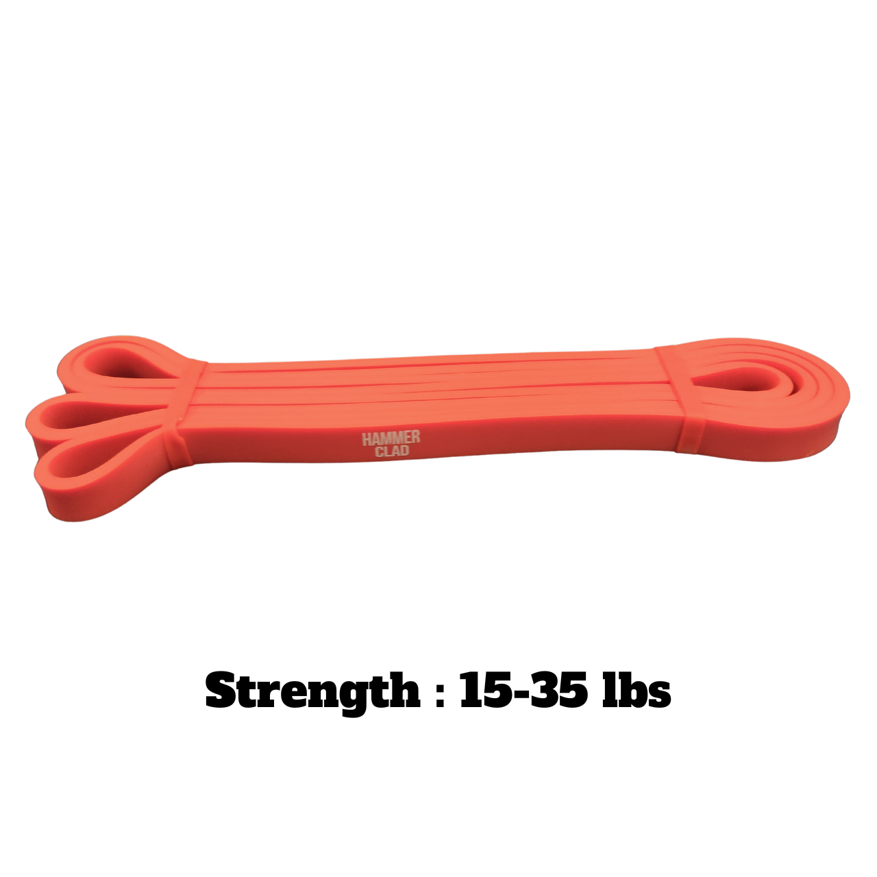 Hammer Clad 8-Piece Resistance Band Set – Latex Pull-Up Assist, Strength Training & Mobility Bands
