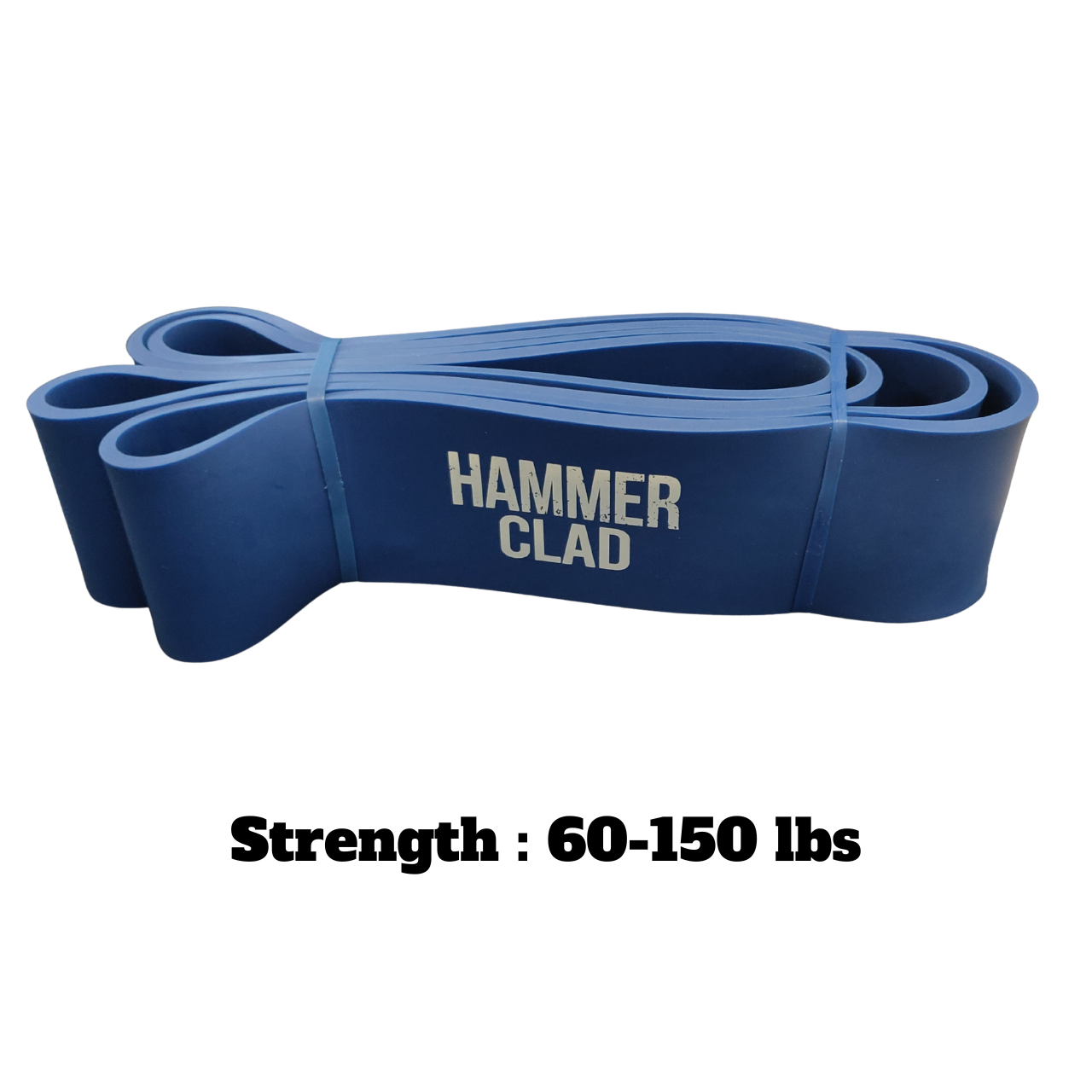 Hammer Clad 8-Piece Resistance Band Set – Latex Pull-Up Assist, Strength Training & Mobility Bands