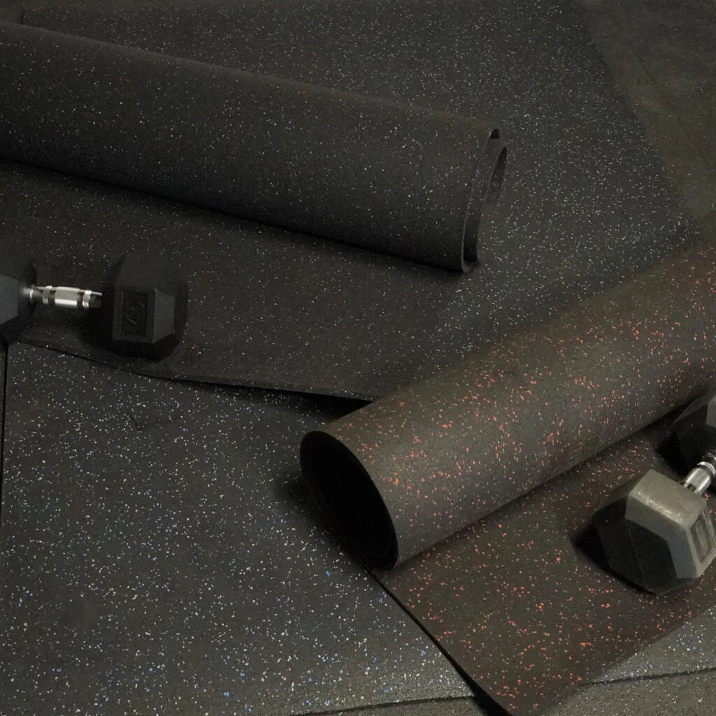 Hammer Clad Premium Rubber Gym Rolls Gym Flooring