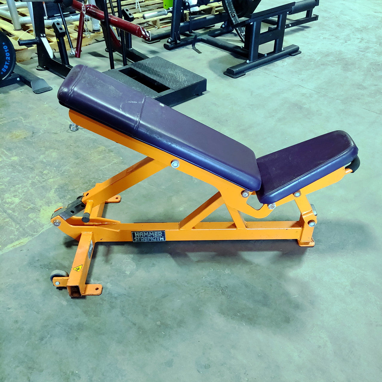 Hammer Strength 0-90 Degree Weight Bench Commercial