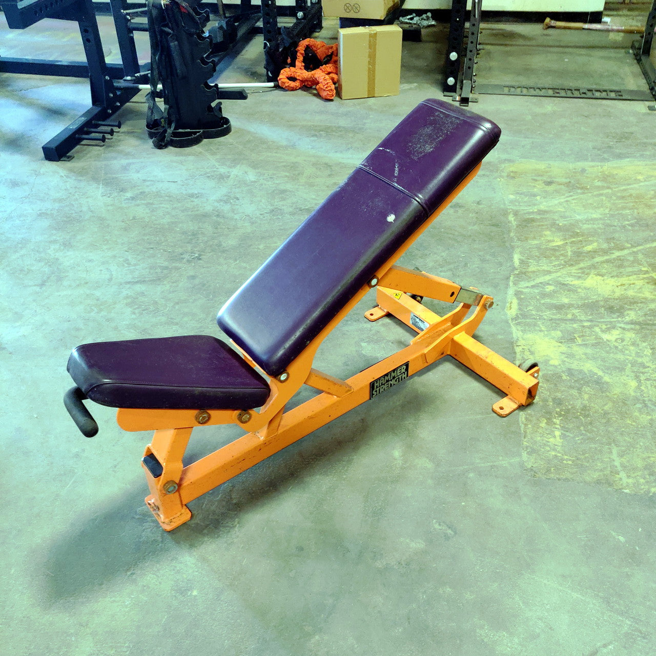 Hammer Strength 0-90 Degree Weight Bench Commercial