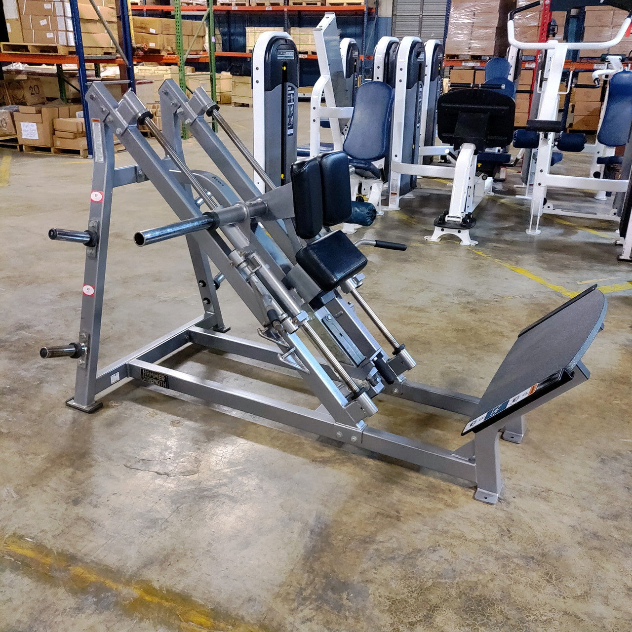 Hammer Strength Hack Squat Plate Loaded