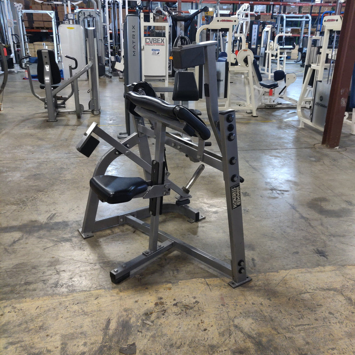 Hammer Strength Plate Loaded Seated Bicep Curl