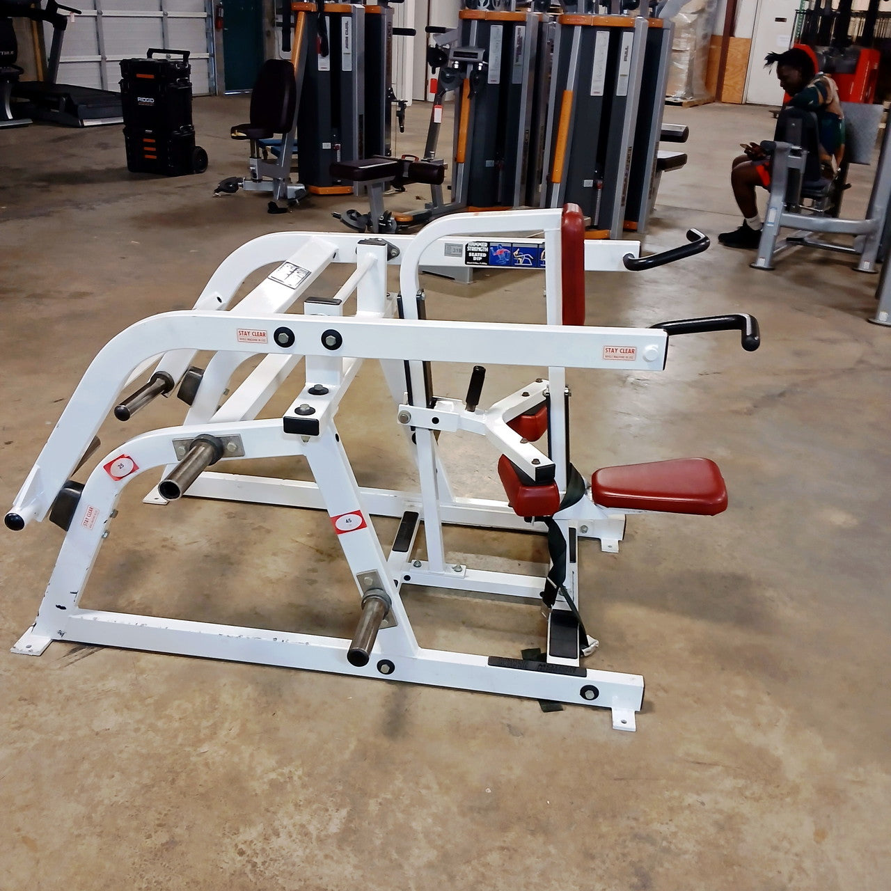 Hammer Strength Seated Dip
