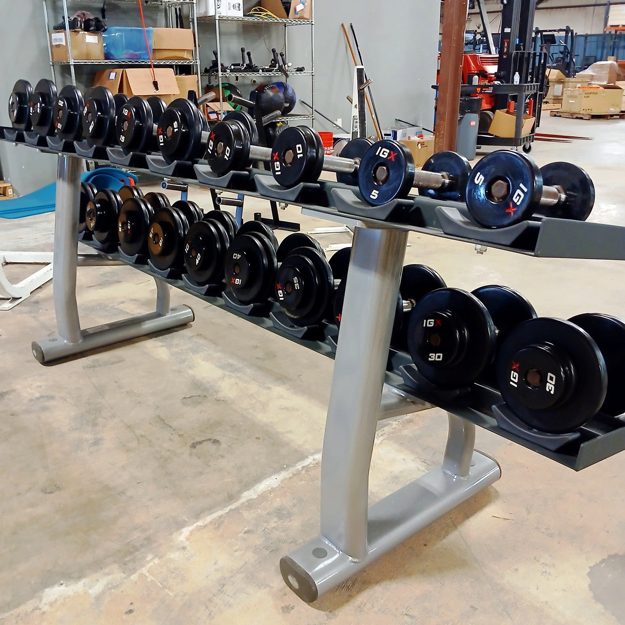 IGX Dumbbell Set 5–50 lbs with Rack – Complete Strength Training Set