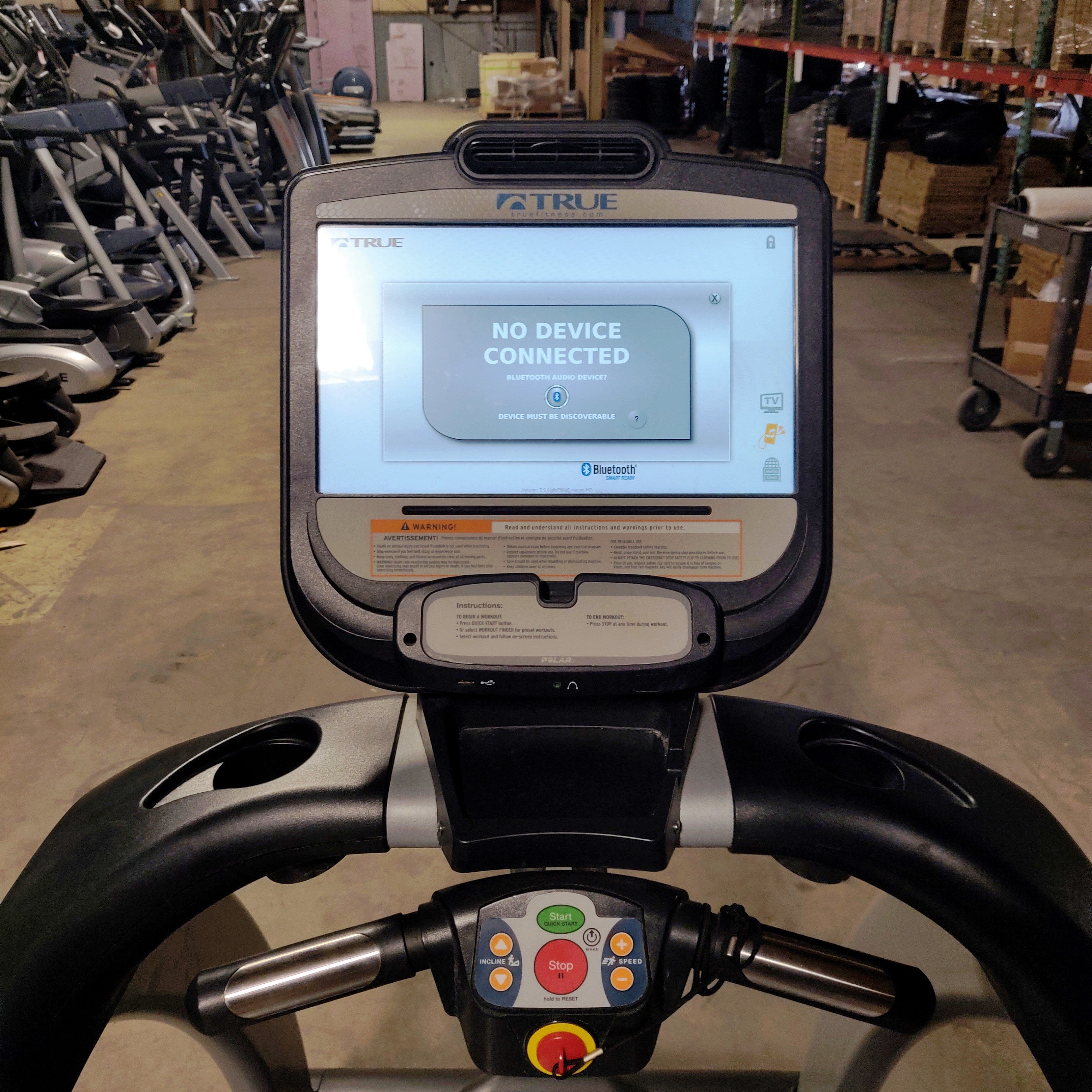 True Treadmill 400 Model with Interactive Digital Display