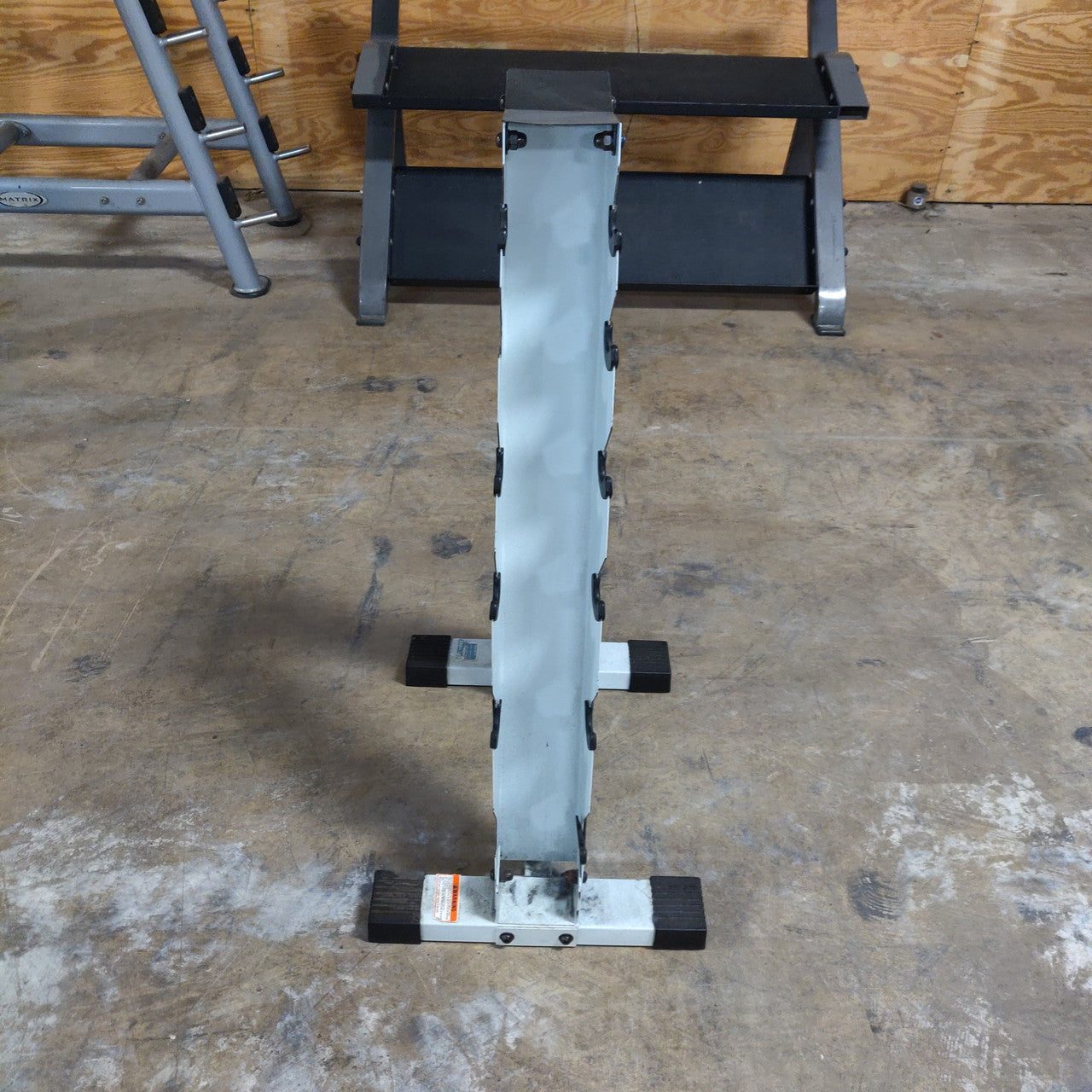 Compact 6-Pair Dumbbell Rack