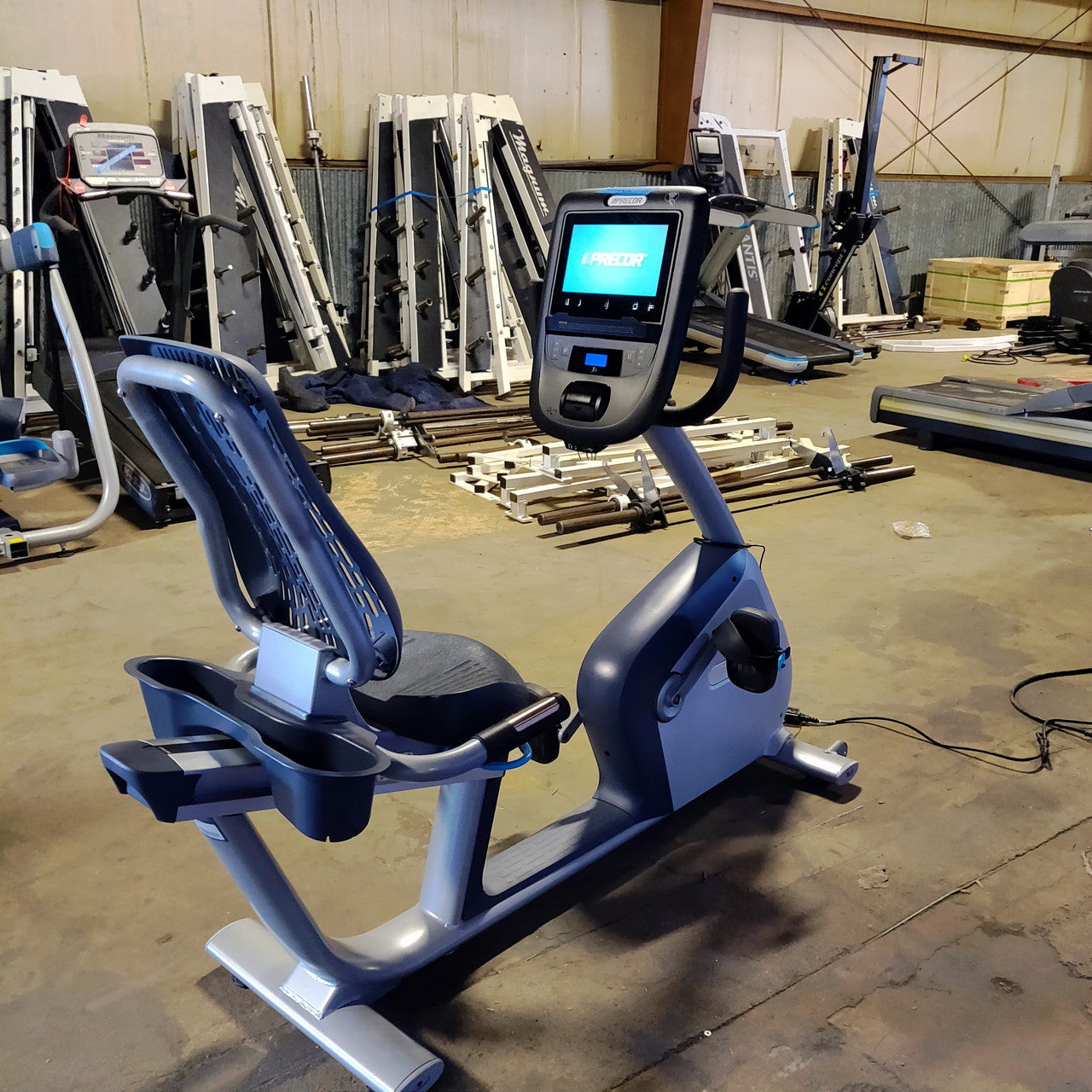 Precor RBK 865 Recumbent Bike w/ P62 Console