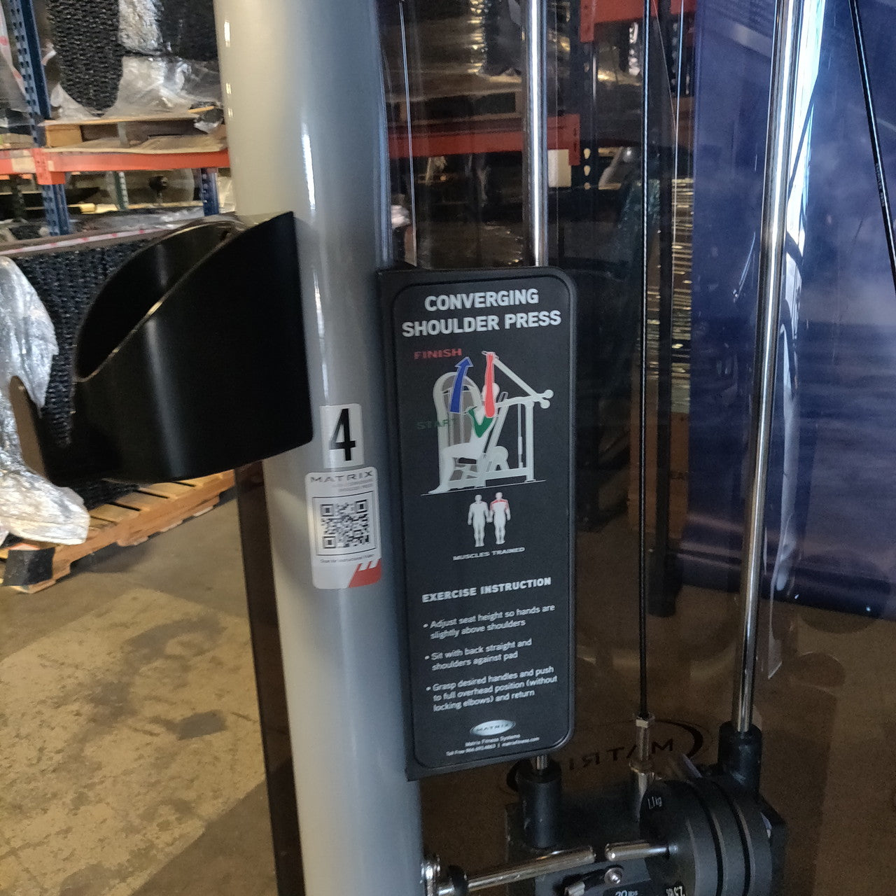 Matrix Aura Converging Shoulder Press