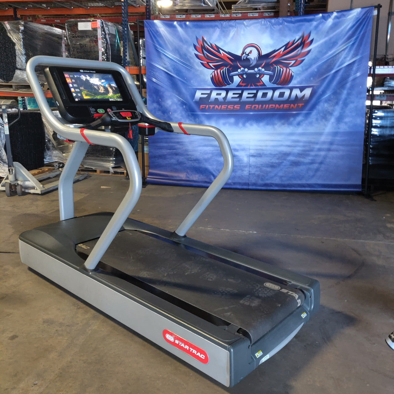 Star Trac 8TR Treadmill w/ Embedded Touchscreen Console