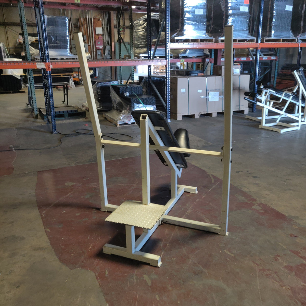 Commercial Olympic Incline Bench w/ Spotter Foot Plate (Need DIMS)