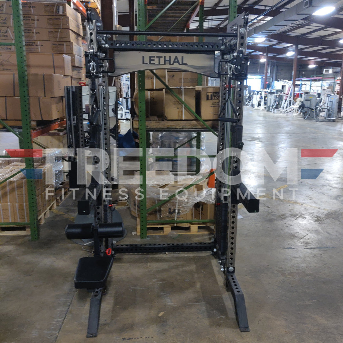 Lethal Fitness Half Rack Functional Trainer Floor Model (Need Dims)