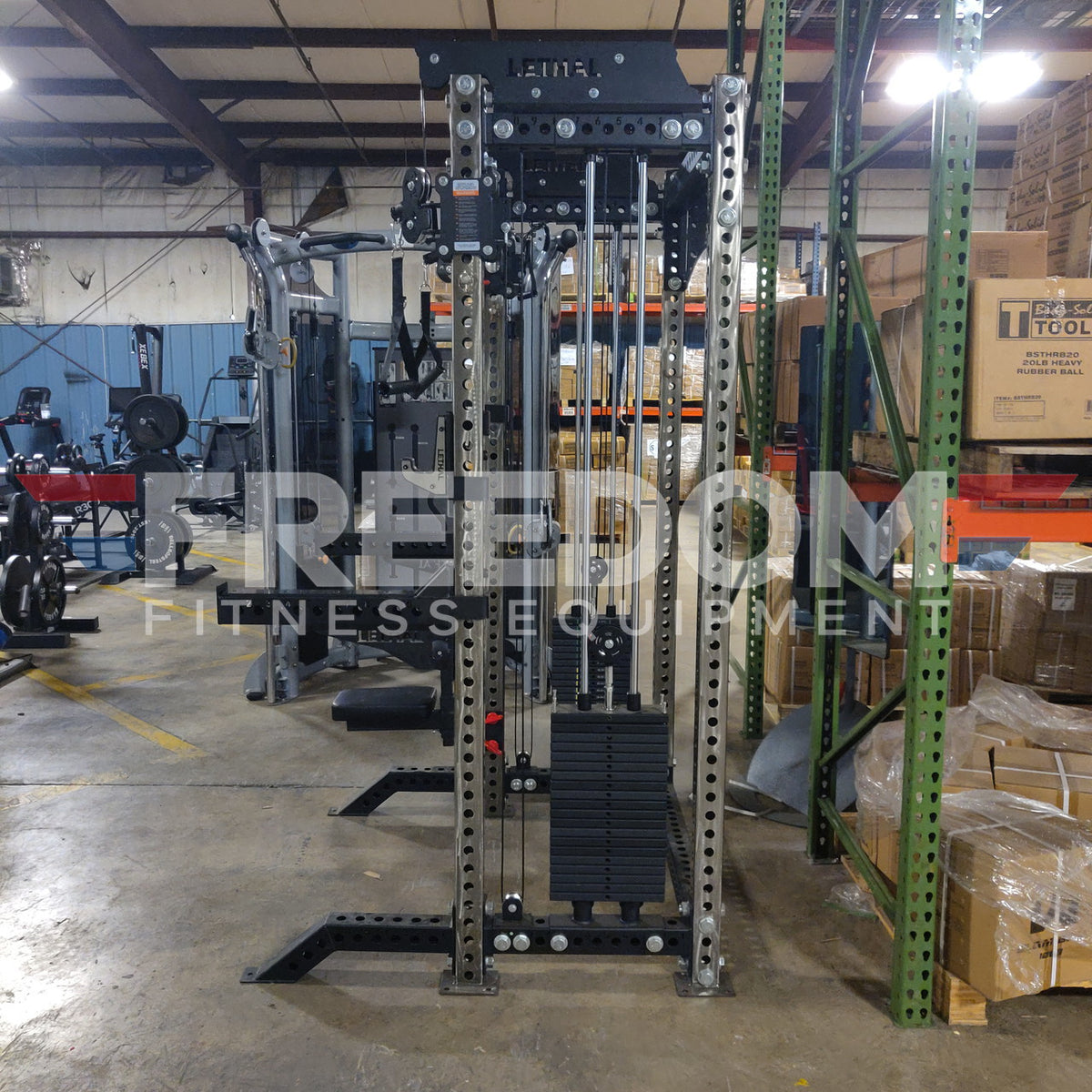 Lethal Fitness Half Rack Functional Trainer Floor Model (Need Dims)