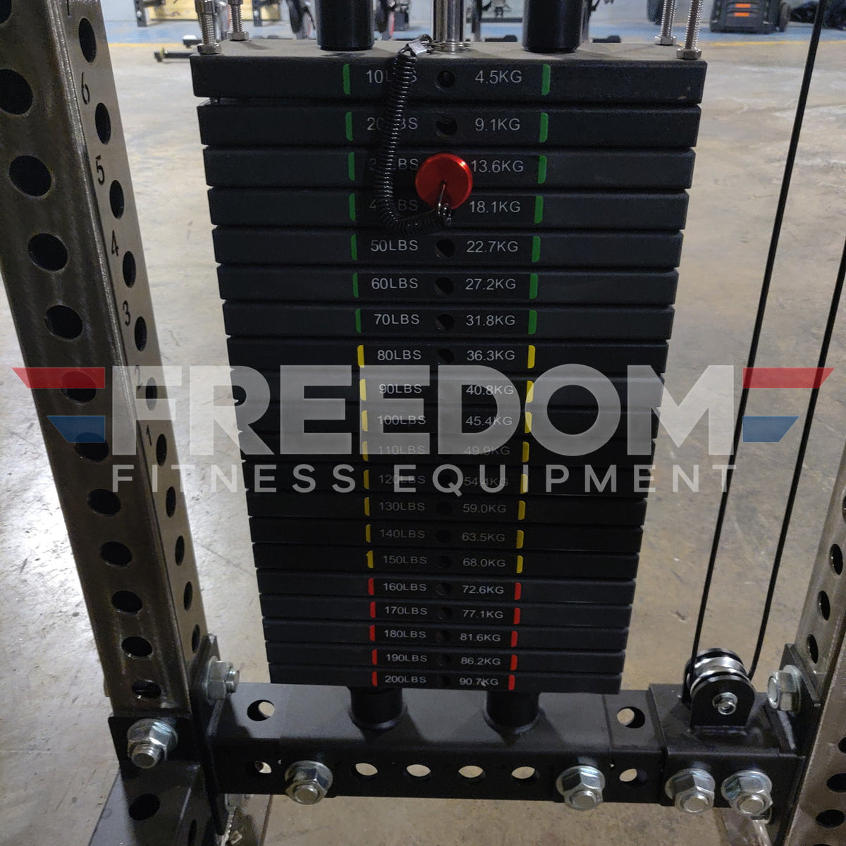 Lethal Fitness Half Rack Functional Trainer Floor Model (Need Dims)