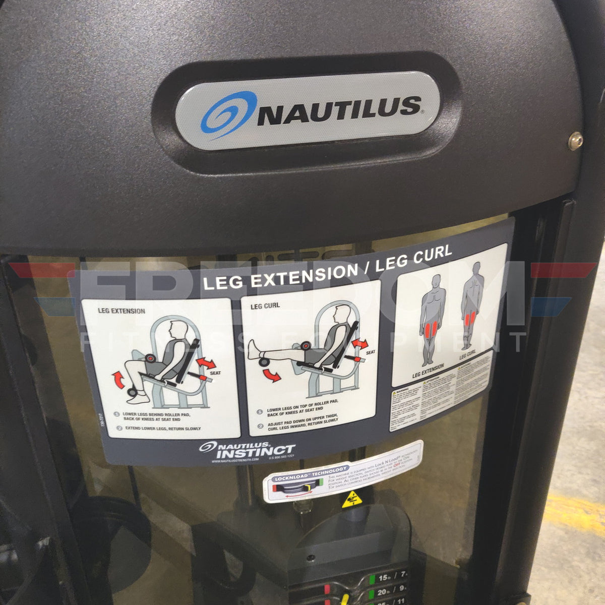 Nautilus Instinct Dual Leg Extension/Curl