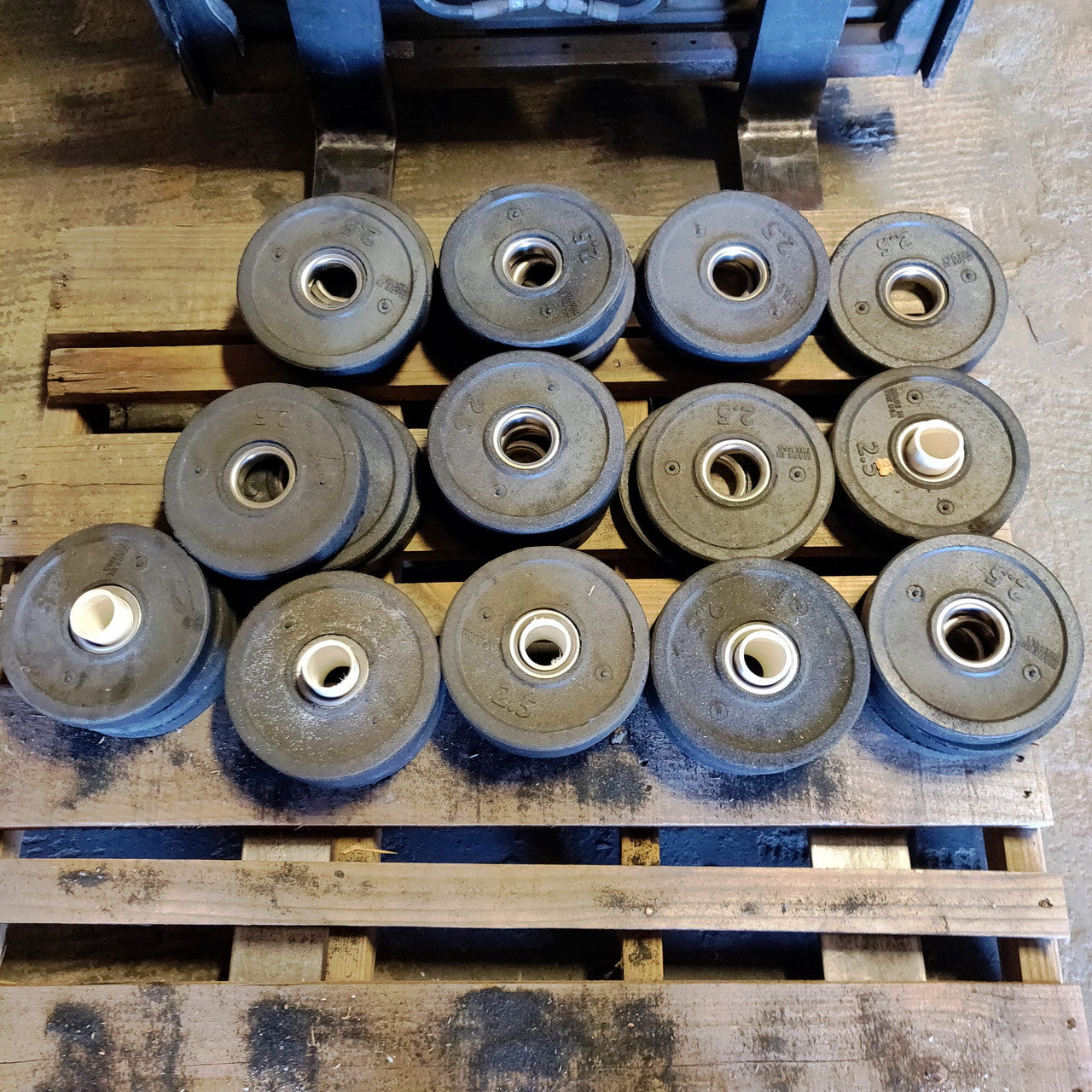 LIQUIDATION NEW Crumb Bumper Plates Olympic Weights (Blem)