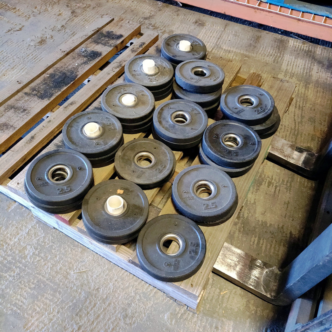 LIQUIDATION NEW Crumb Bumper Plates Olympic Weights (Blem)