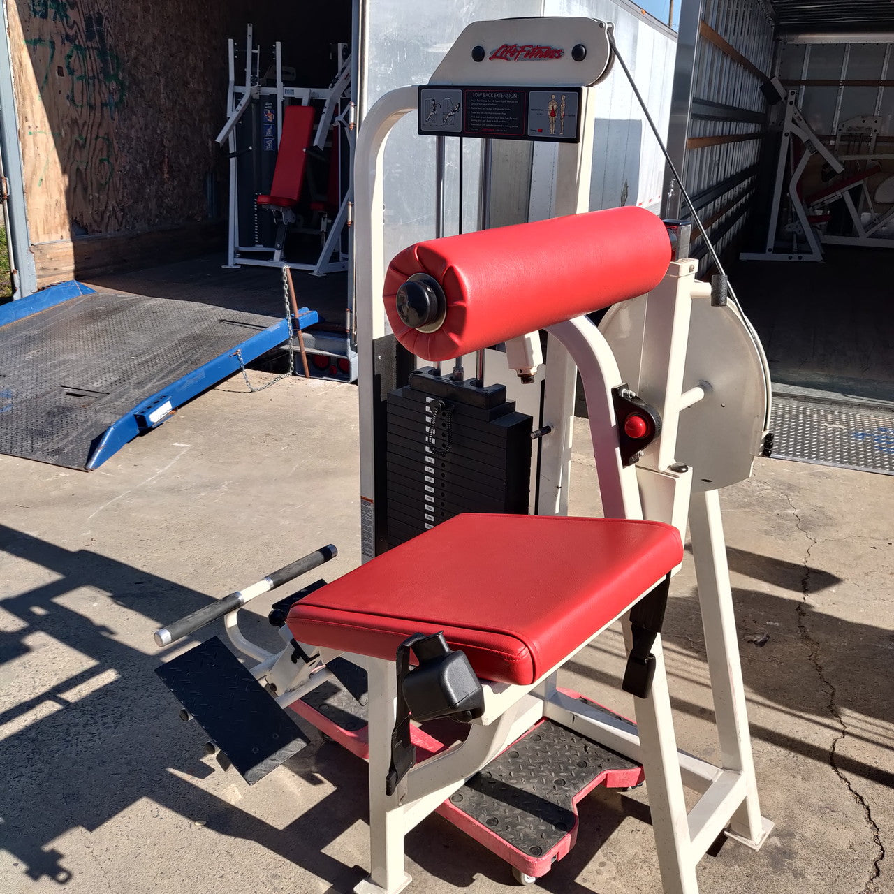 Life Fitness Pro1 Low Back Extension