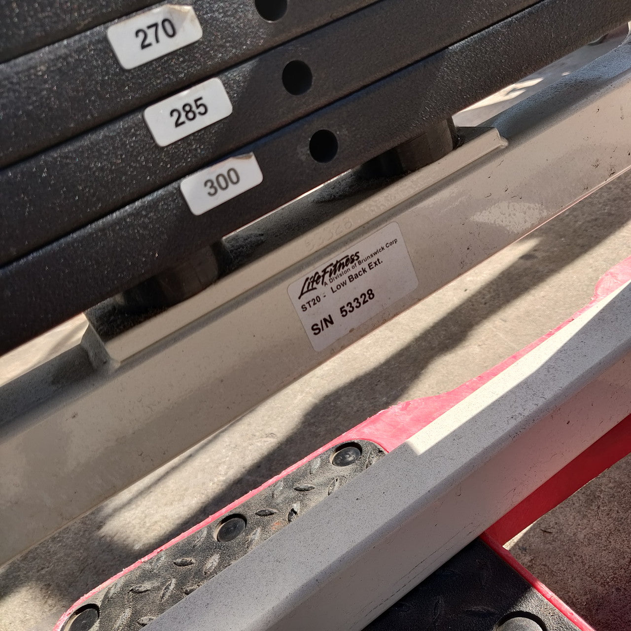 Life Fitness Pro1 Low Back Extension