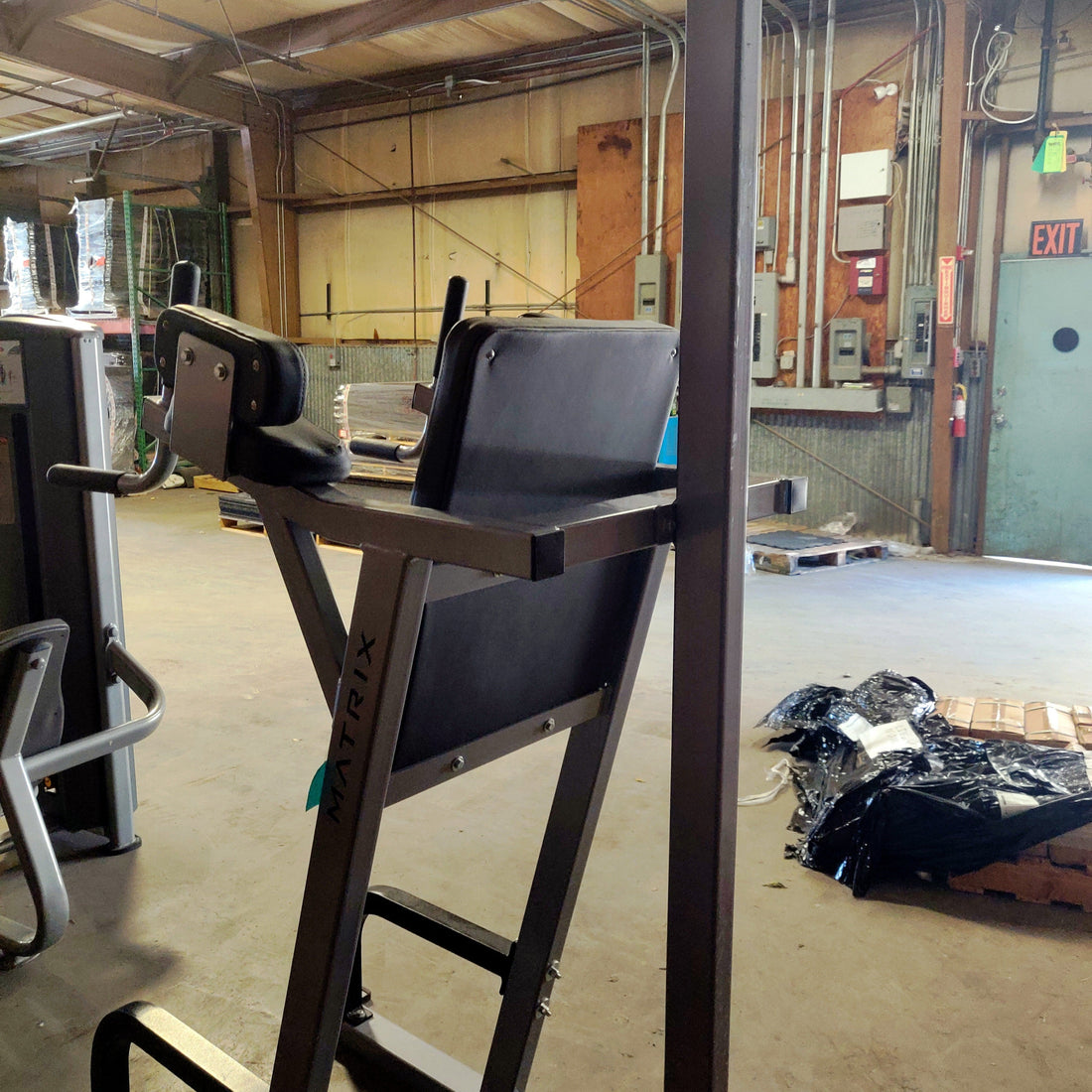 Matrix Leg Rise Machines Matrix Captain's Chair Vertical Leg Raise Pullup/Dip Combo