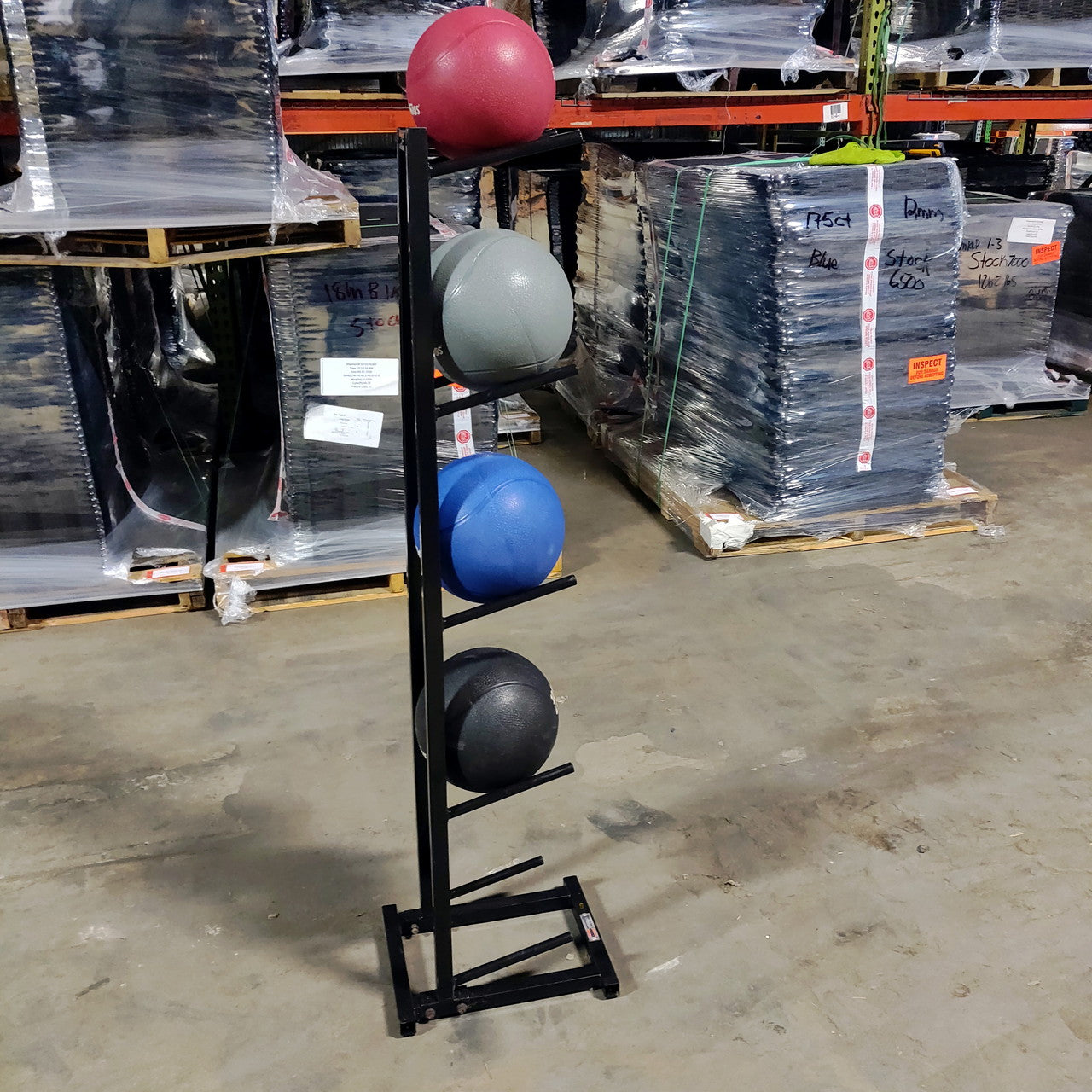 Medicine Ball Set w/ Rack