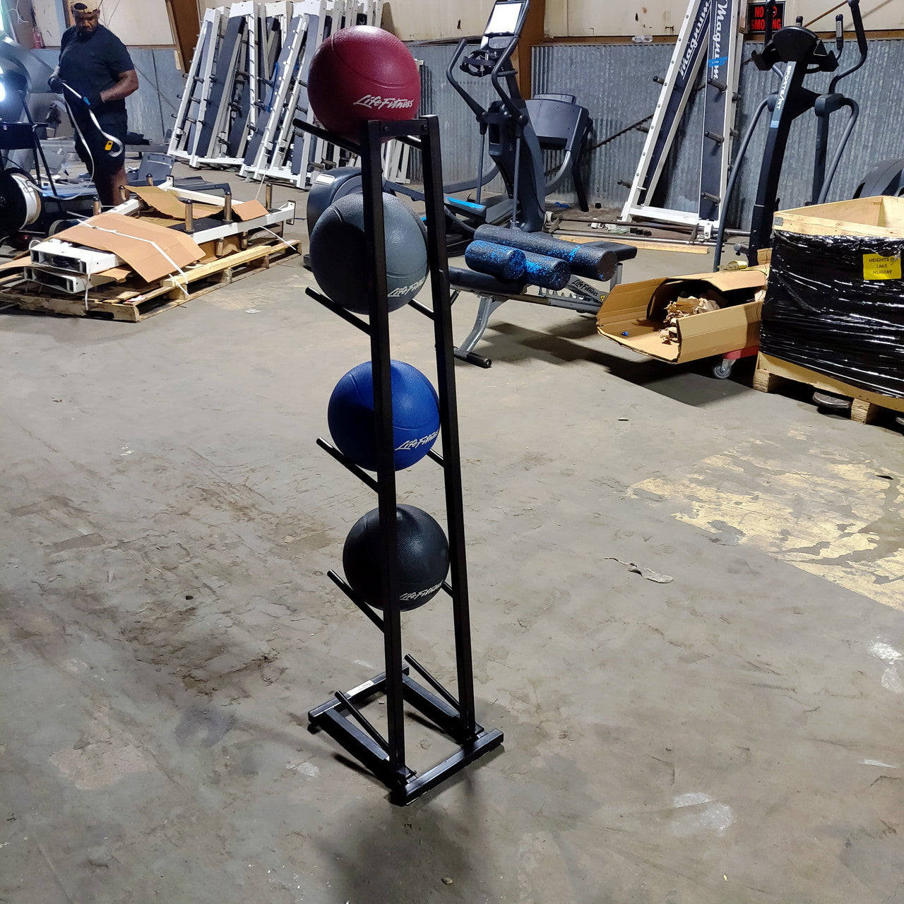 Medicine Ball Set w/ Rack
