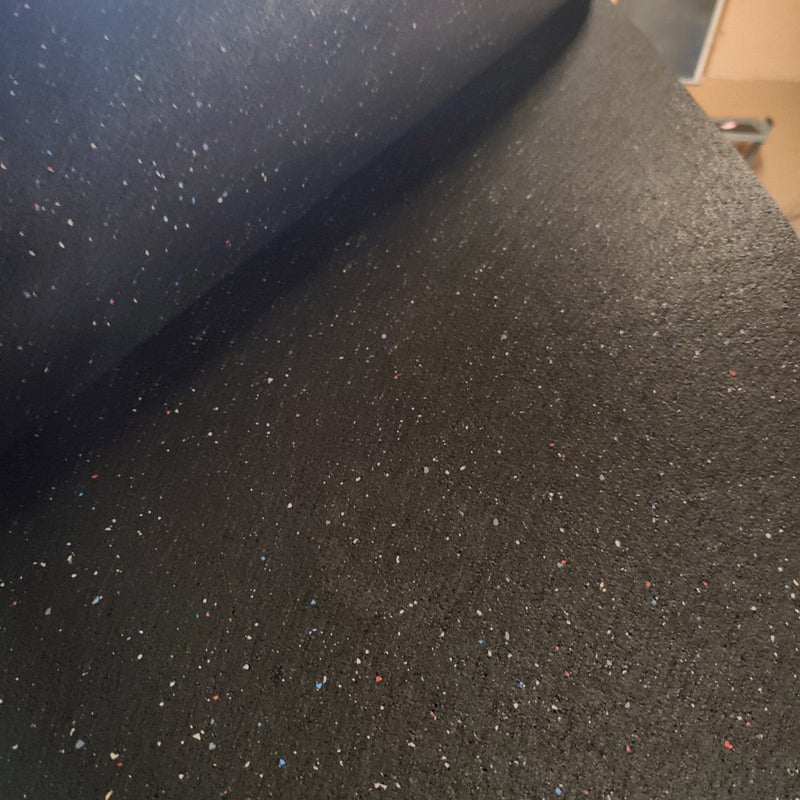 NEW 3/8" Premium Gym Flooring Mats 4' x 6' Confetti Fleck
